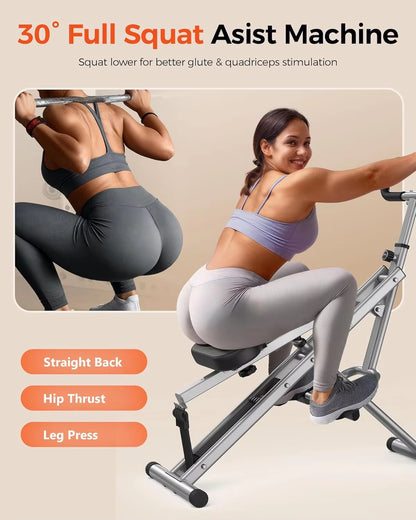 Burn Boost Squat/Row Workout Machine